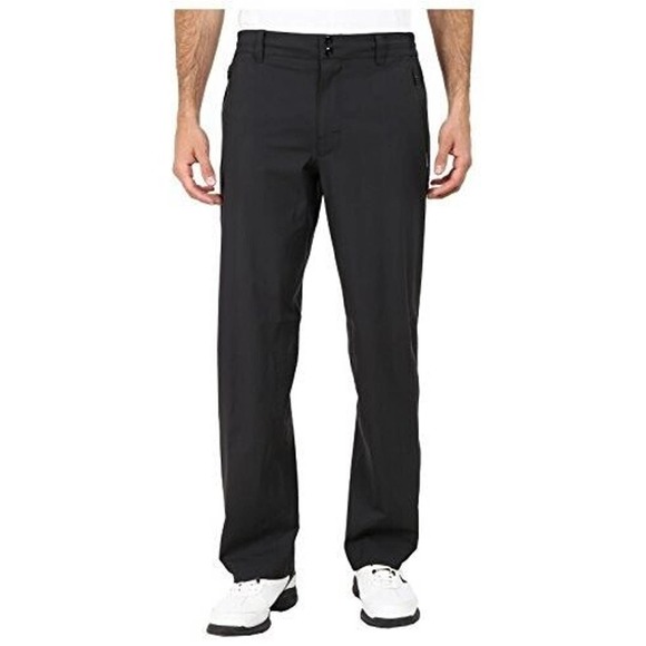 Oakley Men's Tour Rain Hydrofree Water Repellent Golf Pants in Small Black